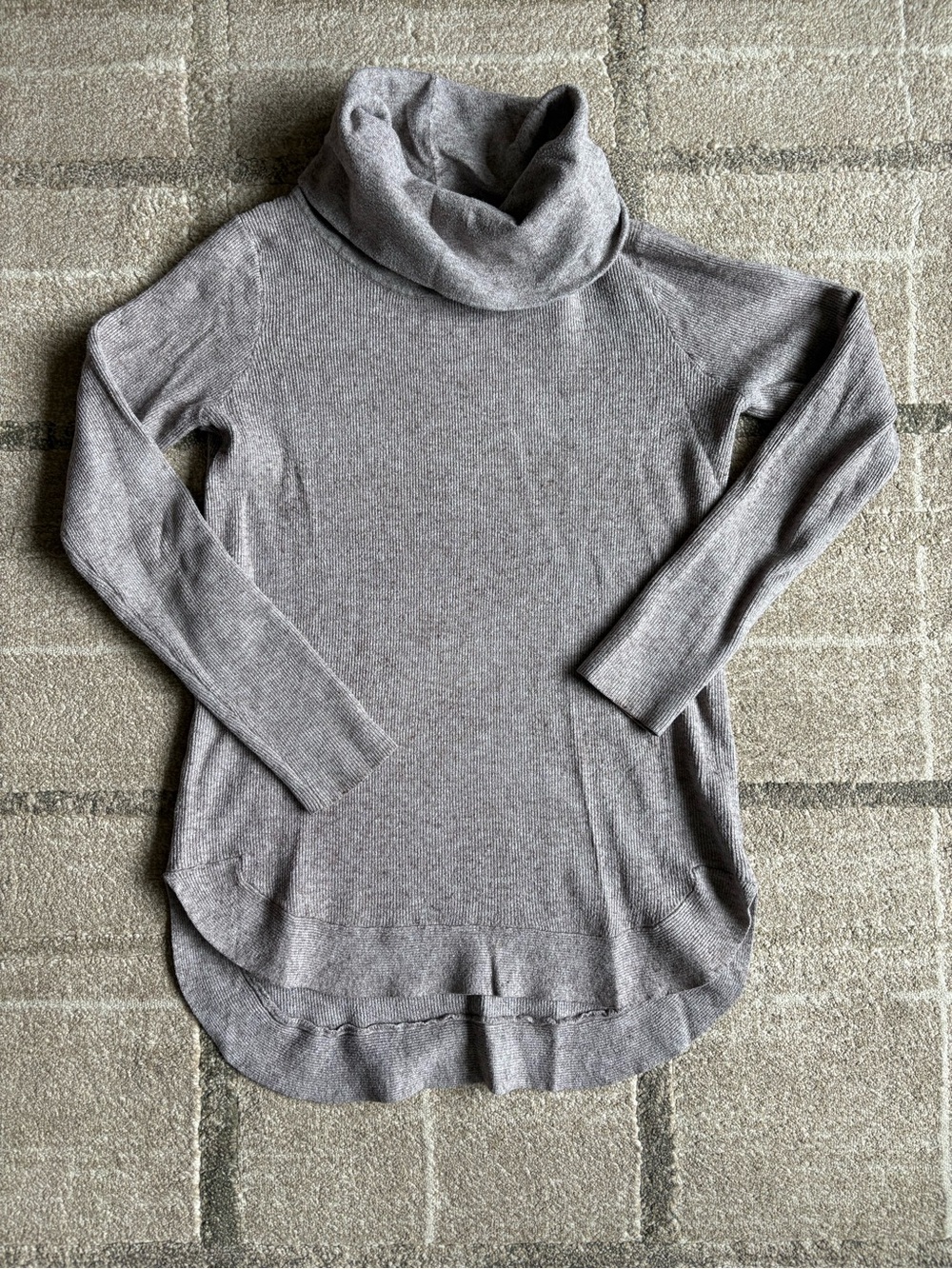 Cyrus Cozy Gray Cowl Neck Women's Sweater